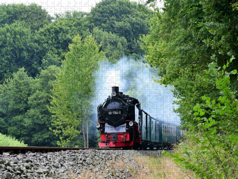 Mit Volldampf über Rügen - CALVENDO Foto-Puzzle'