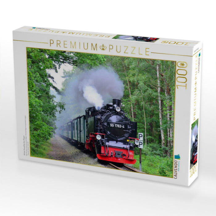 Mit der Dampflok über Rügen - CALVENDO Foto-Puzzle'