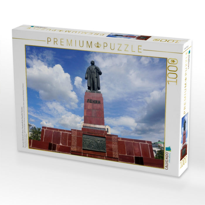 Das Lenin-Denkmal in Kasan, Hauptstadt der Republik Tatarstan - CALVENDO Foto-Puzzle'