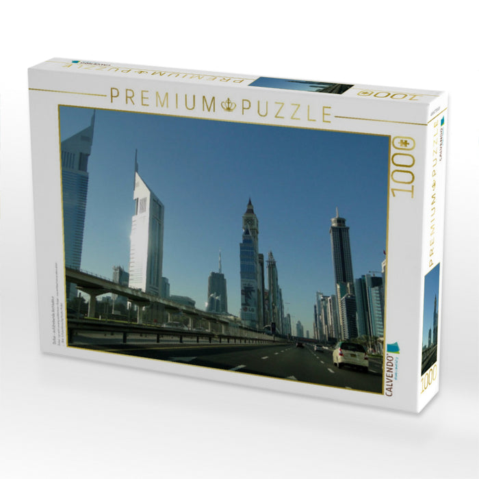 Dubai - aufstrebende Archtektur - CALVENDO Foto-Puzzle'
