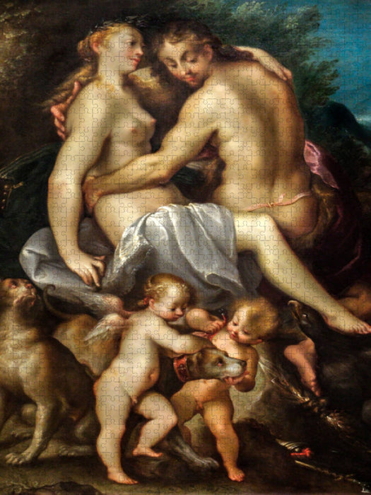 Zeus und Kallisto, um 1603 von Josef Heintz d.Ä. - CALVENDO Foto-Puzzle'