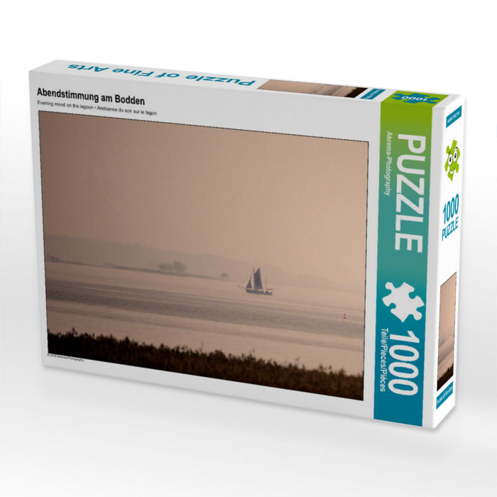 Abendstimmung am Bodden 1000 Teile Puzzle quer - CALVENDO Foto-Puzzle'