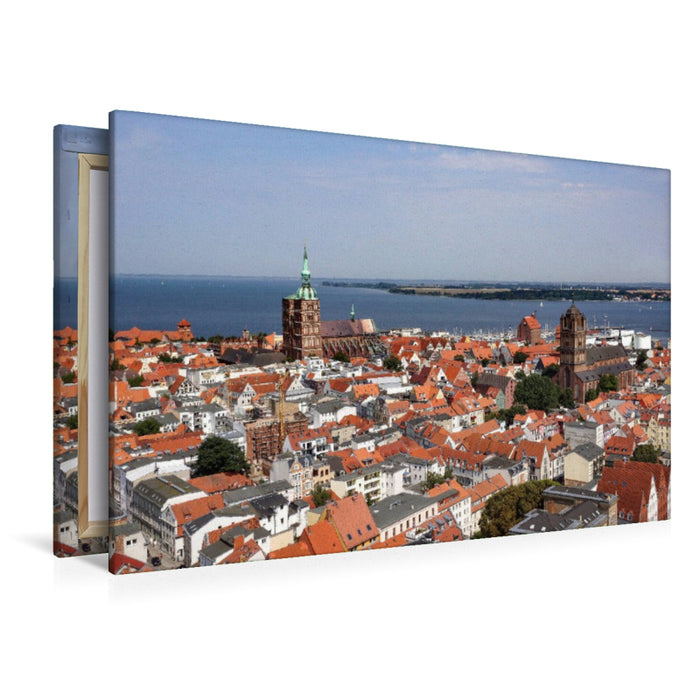 Premium Textil-Leinwand Stralsund