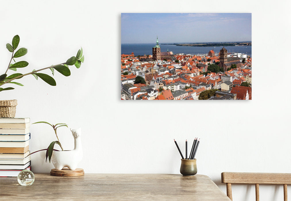 Premium Textil-Leinwand Stralsund