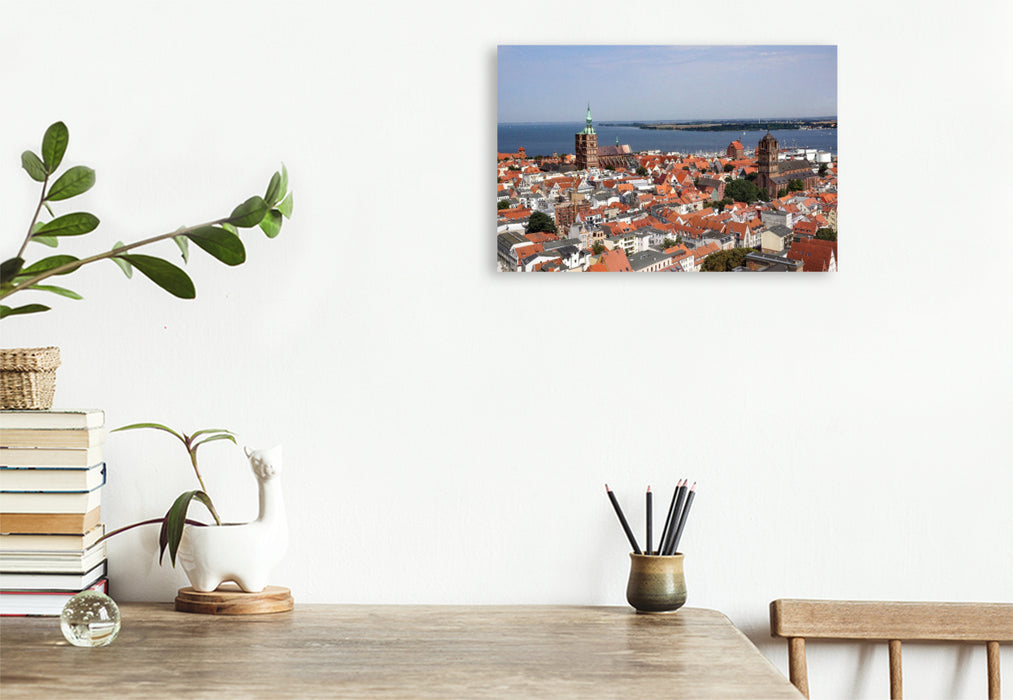 Premium Textil-Leinwand Stralsund