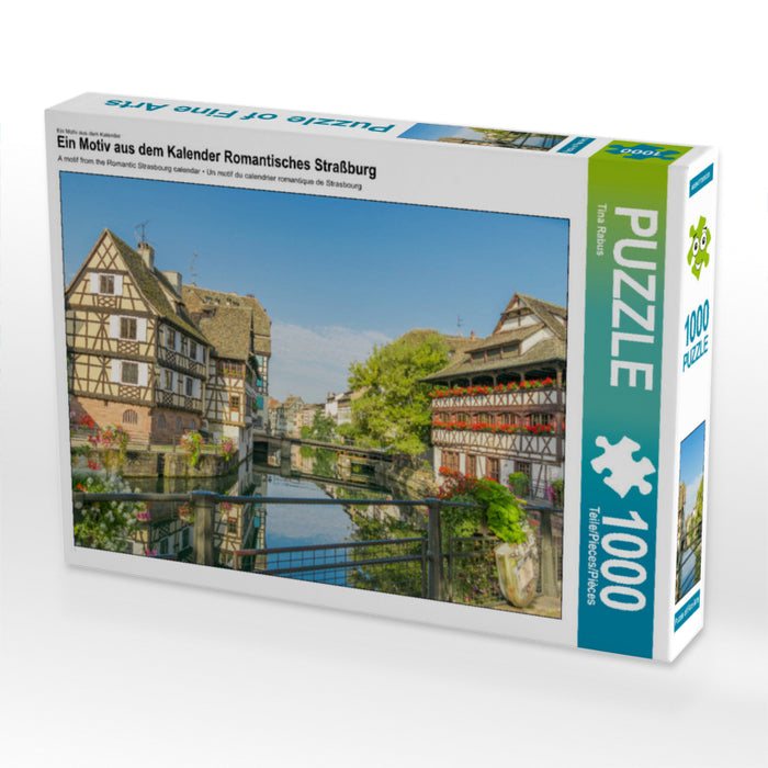 Ein Motiv aus dem Kalender Romantisches Straßburg 1000 Teile Puzzle quer - CALVENDO Foto-Puzzle'