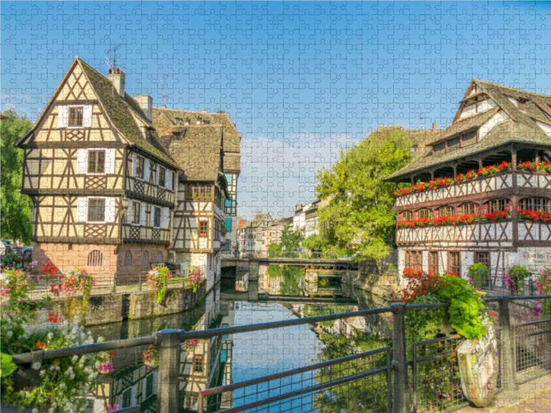 Ein Motiv aus dem Kalender Romantisches Straßburg 1000 Teile Puzzle quer - CALVENDO Foto-Puzzle'