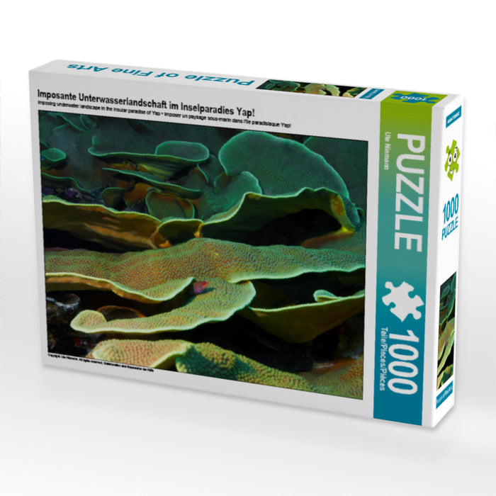 Imposante Unterwasserlandschaft im Inselparadies Yap! 1000 Teile Puzzle quer - CALVENDO Foto-Puzzle'