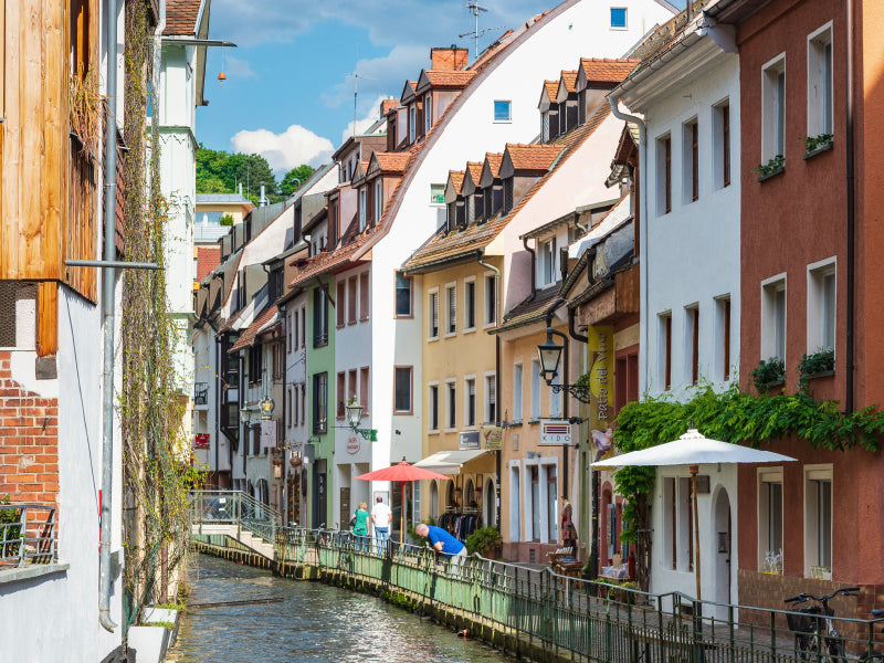 Gerberau mit Gewerbebach in Freiburg im Breisgau 1000 Teile Puzzle quer - CALVENDO Foto-Puzzle'