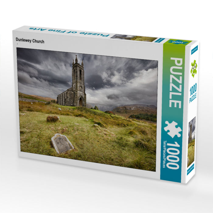 Dunlewey Church 1000 Teile Puzzle quer - CALVENDO Foto-Puzzle'