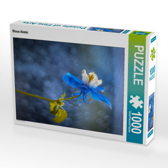 Ancolie bleue - Puzzle photo CALVENDO 