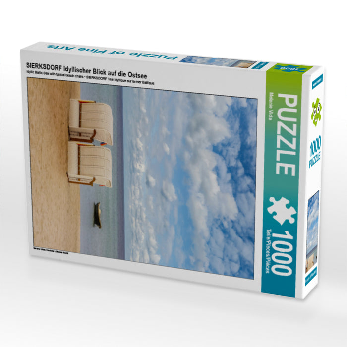 SIERKSDORF Idyllischer Blick auf die Ostsee 1000 Teile Puzzle hoch - CALVENDO Foto-Puzzle'