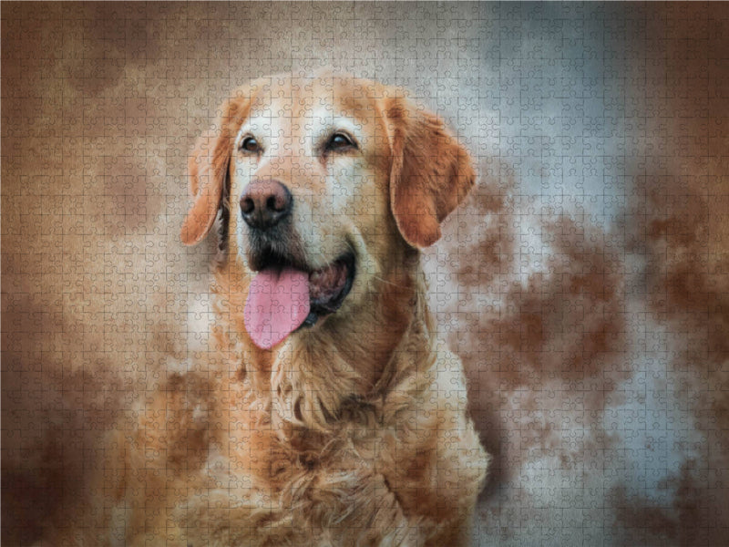 Golden Retriever 1000 Teile Puzzle quer - CALVENDO Foto-Puzzle'