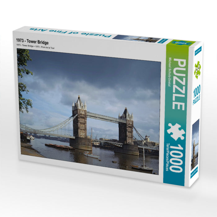 1973 - Tower Bridge 1000 Teile Puzzle quer - CALVENDO Foto-Puzzle'