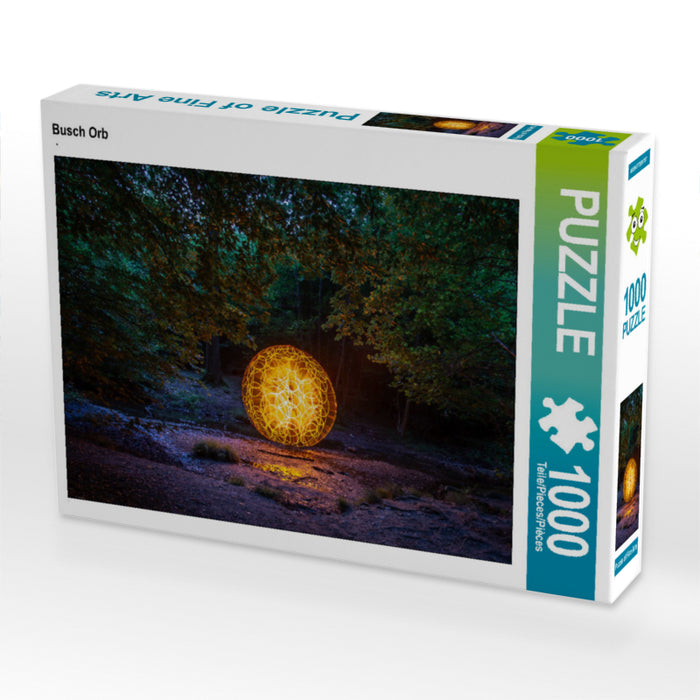 Busch Orb 1000 Teile Puzzle quer - CALVENDO Foto-Puzzle'