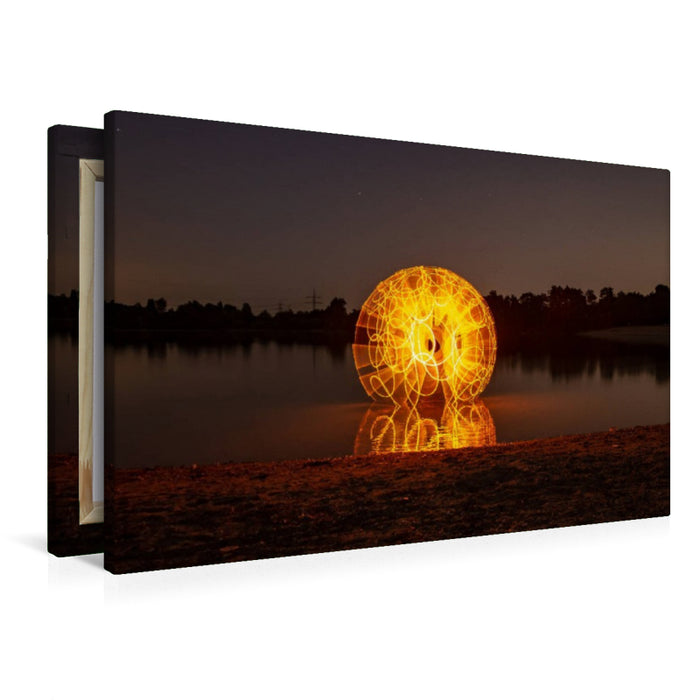Premium Textil-Leinwand See Orb