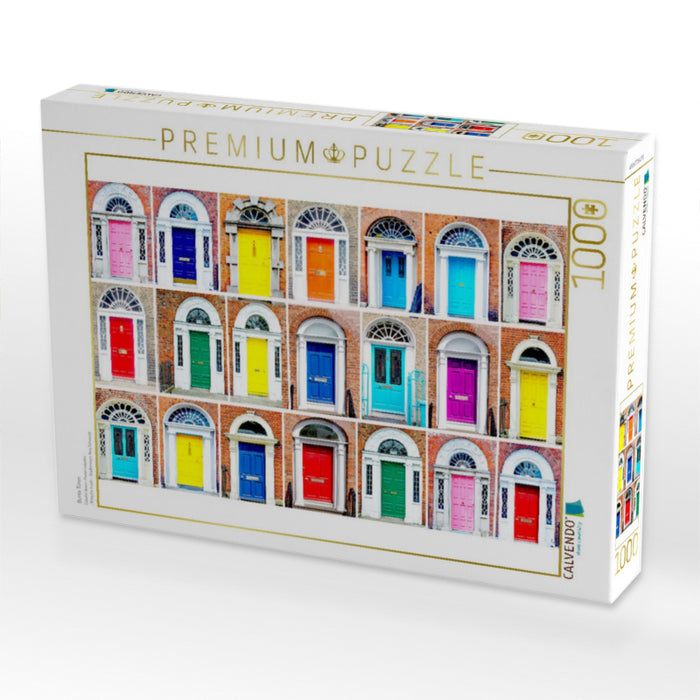 Bunte Türen - CALVENDO Foto-Puzzle'