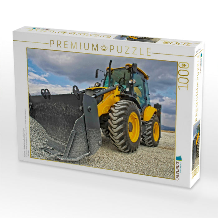 Radlader - flexibel, schnell und bärenstark - CALVENDO Foto-Puzzle'