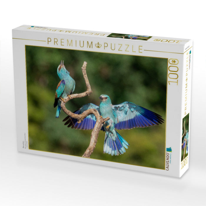 Blauracken - CALVENDO Foto-Puzzle'