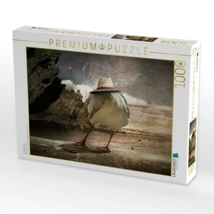 Schräger Vogel - CALVENDO Foto-Puzzle'