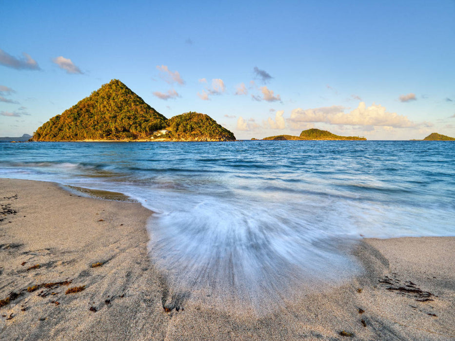 Sandstrand in der Karibik auf der Insel Grenada - CALVENDO Foto-Puzzle'