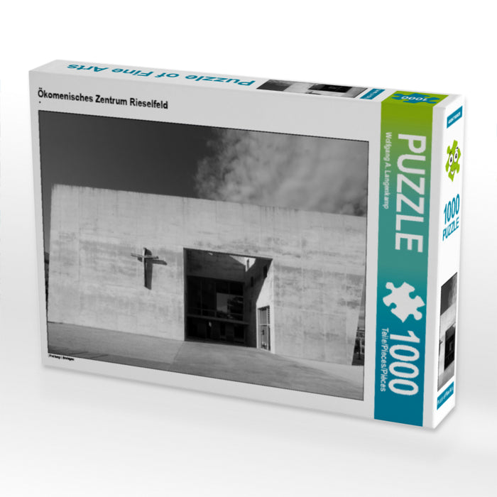 Ökomenisches Zentrum Rieselfeld 1000 Teile Puzzle quer - CALVENDO Foto-Puzzle'