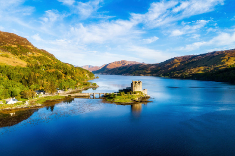 Premium Textil-Leinwand Eilean Donan Castle