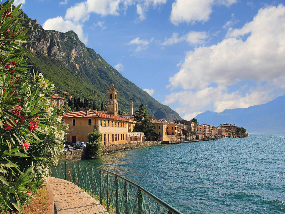 Uferpromenade Gargnano - CALVENDO Foto-Puzzle'