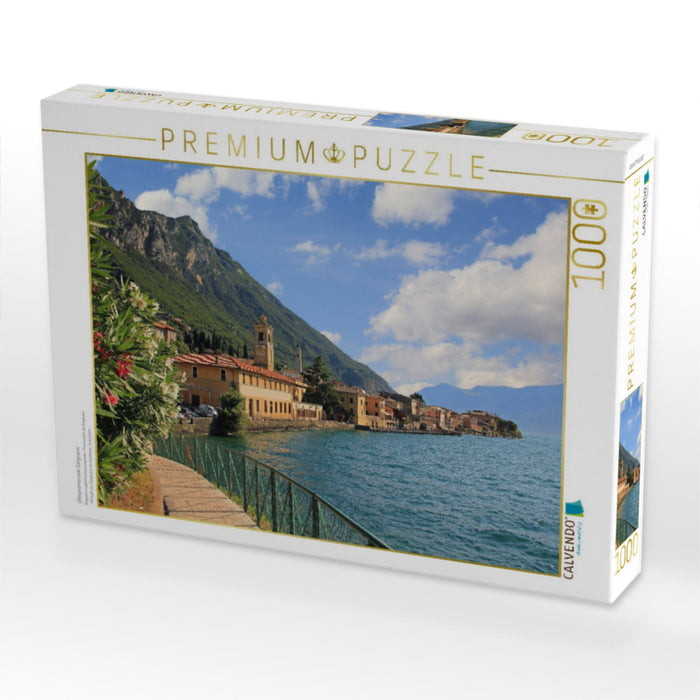Uferpromenade Gargnano - CALVENDO Foto-Puzzle'