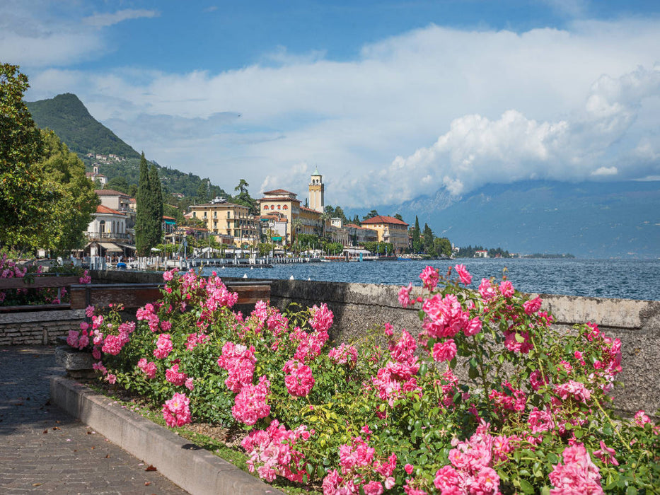 Uferpromenade Gardone Riviera - CALVENDO Foto-Puzzle'