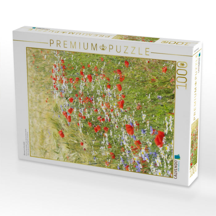 Blumen im Kornfeld - CALVENDO Foto-Puzzle'