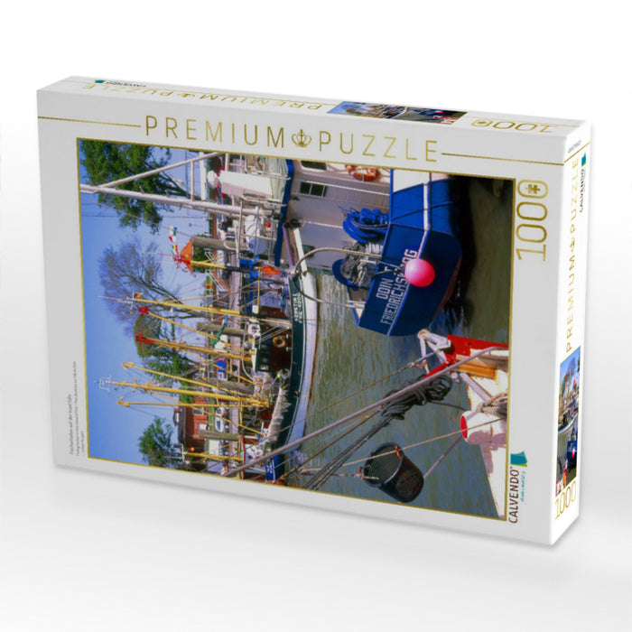 Fischerhafen auf der Insel Föhr - CALVENDO Foto-Puzzle'