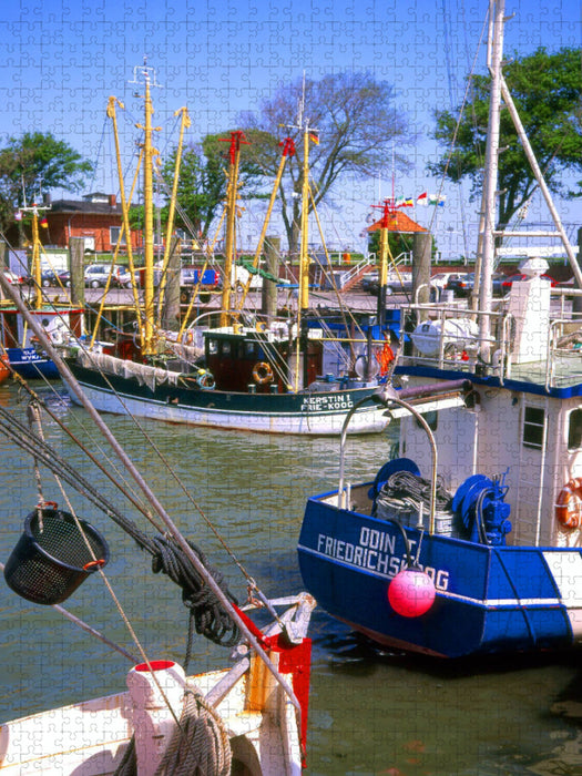 Fischerhafen auf der Insel Föhr - CALVENDO Foto-Puzzle'