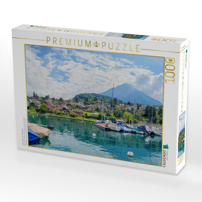 Hafen Spiez am Thunersee - CALVENDO Foto-Puzzle'