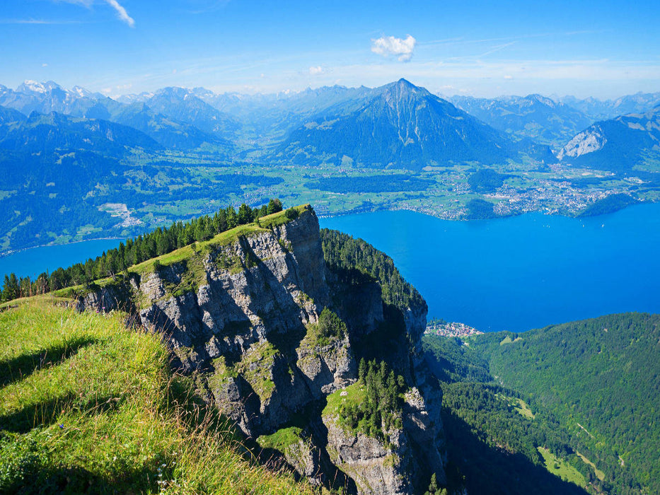 Blick vom Niederhorn auf den Thunersee - CALVENDO Foto-Puzzle'