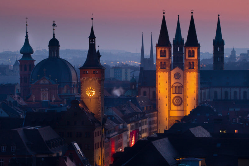 Premium Textil-Leinwand Würzburg