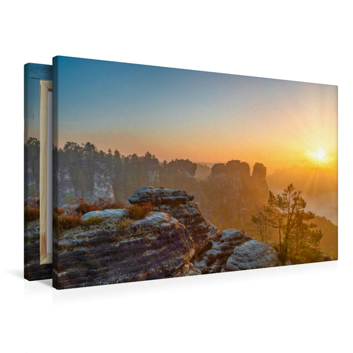 Premium Textil-Leinwand Blick auf die Kleine Gans