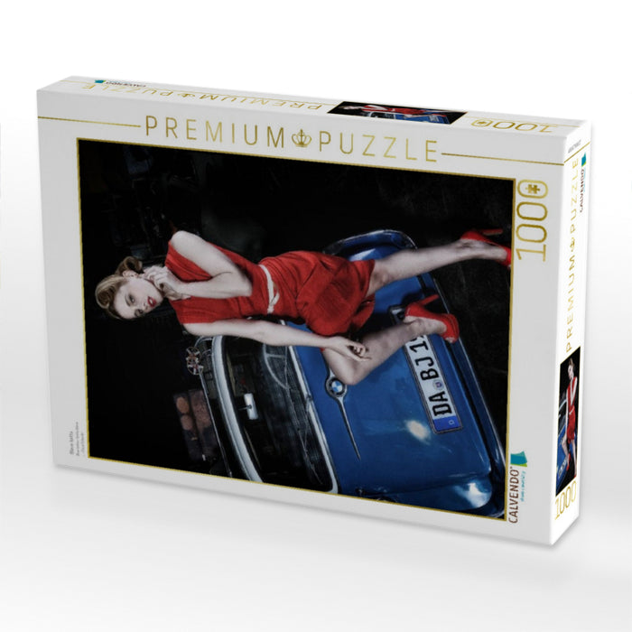 Blaue Isetta - CALVENDO Foto-Puzzle'