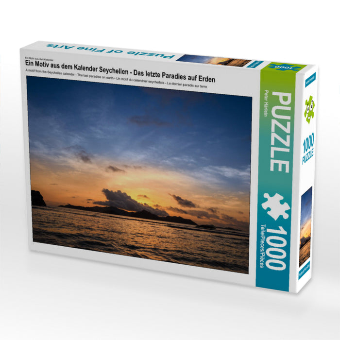 Ein Motiv aus dem Kalender Seychellen - Das letzte Paradies auf Erden 1000 Teile Puzzle quer - CALVENDO Foto-Puzzle'