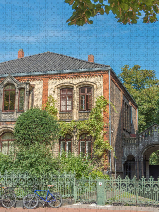Zauberhaft altes Stadthaus mit historischer Fassade - CALVENDO Foto-Puzzle'
