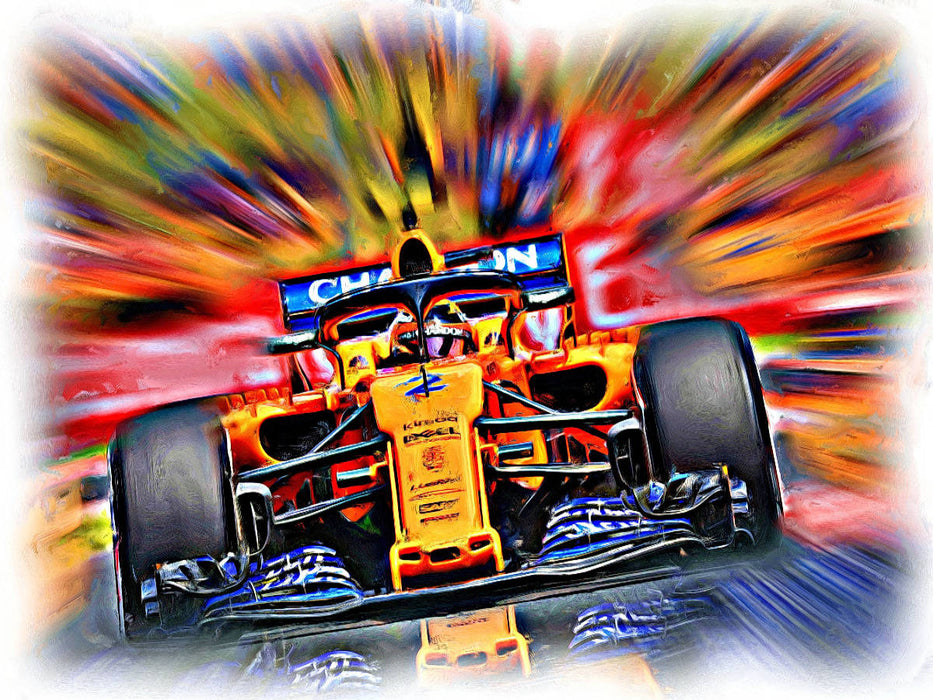 Der Belgier Stoffel Vandoorne gab sein Debüt in der Formel 1 im Jahr 2016. - CALVENDO Foto-Puzzle'