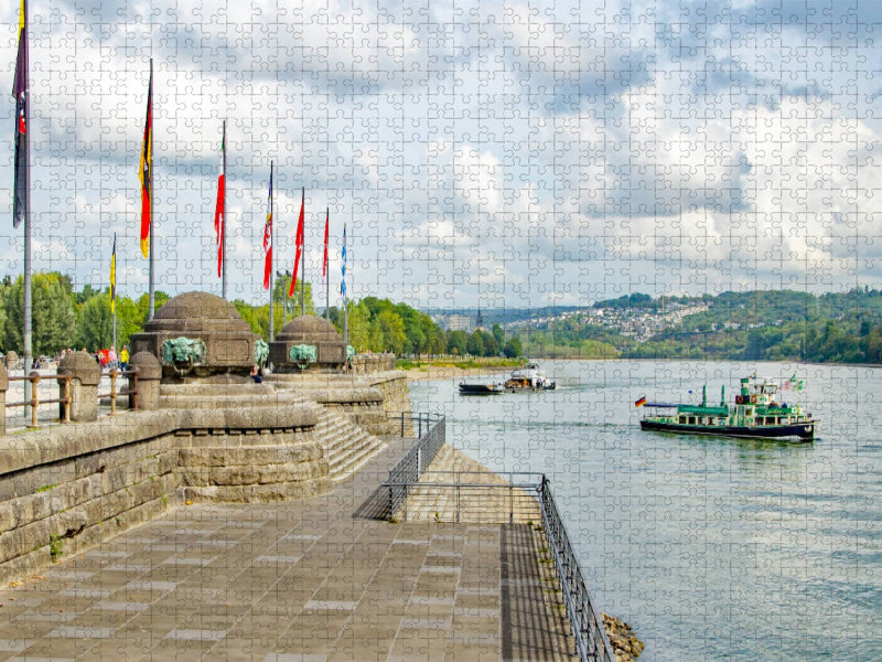 Deutsches Eck - CALVENDO Foto-Puzzle'