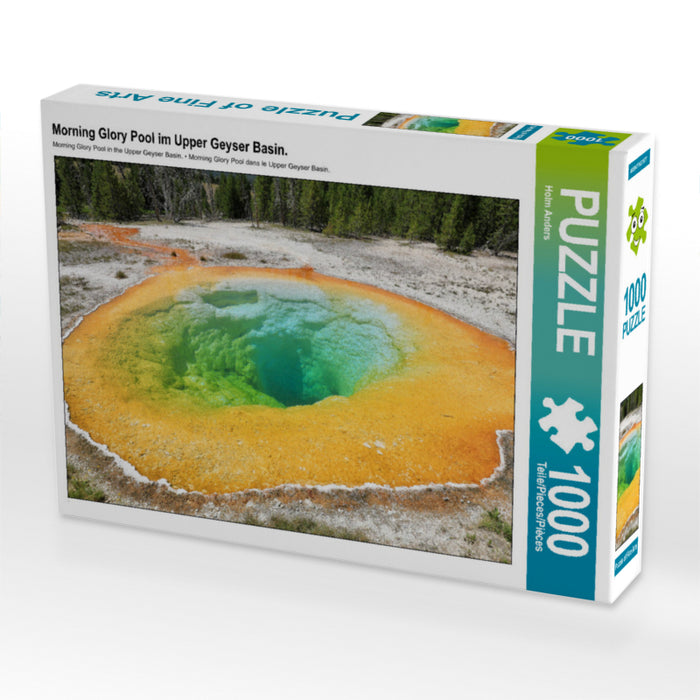 Morning Glory Pool im Upper Geyser Basin. 1000 Teile Puzzle quer - CALVENDO Foto-Puzzle'