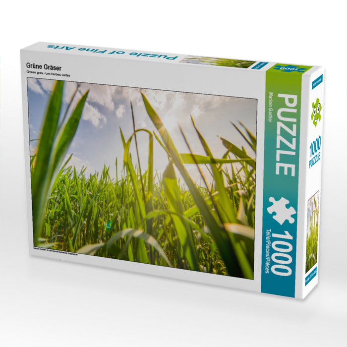 Green grasses - CALVENDO photo puzzle 