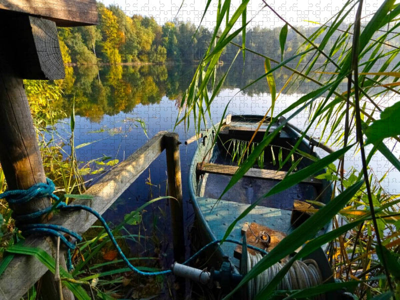 Gratenpoeter See, Tiefenbroich - CALVENDO Foto-Puzzle'