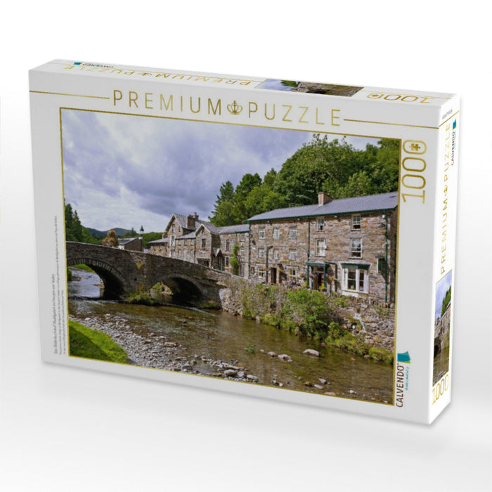 Das Bilderbuchdorf Beddgelert im Herzen von Wales - CALVENDO Foto-Puzzle'