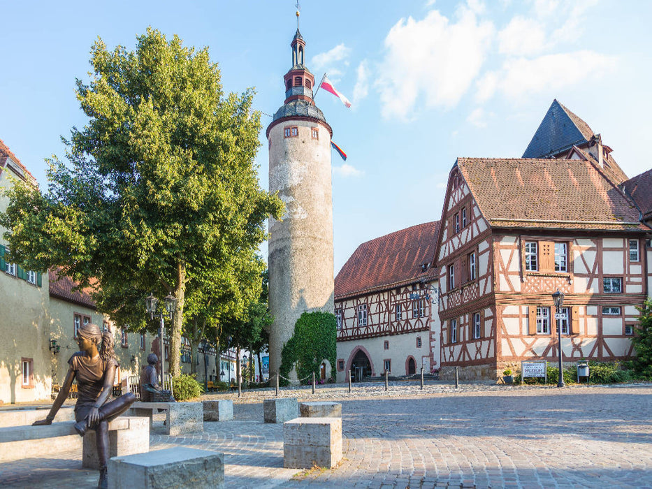 Tauberbischofsheim, Kurmainzisches Schloss - CALVENDO Foto-Puzzle'