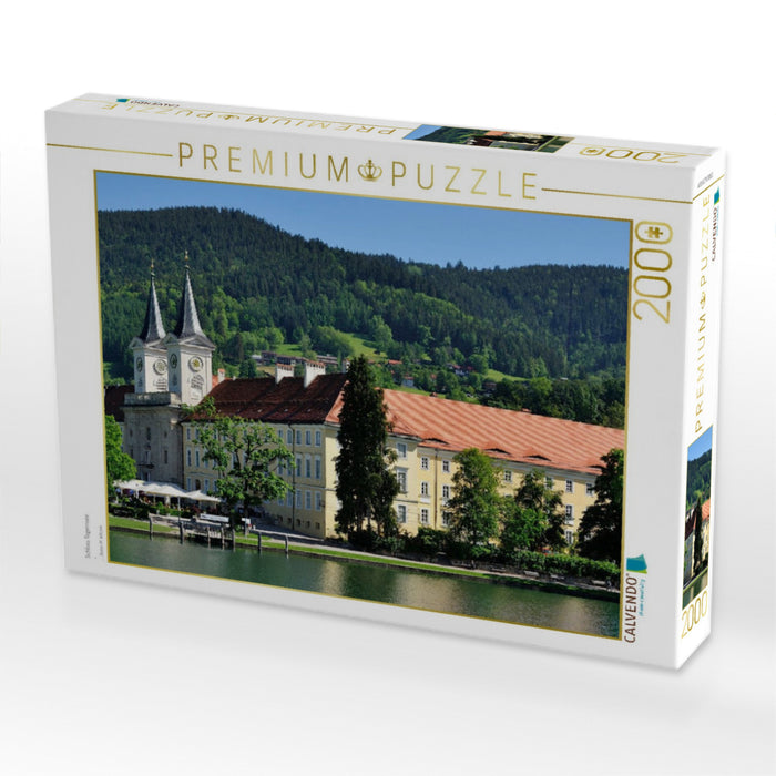 Schloss Tegernsee - CALVENDO Foto-Puzzle'