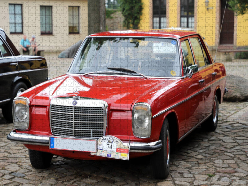 Mercedes Cabrio, Baujahr 1968 - CALVENDO Foto-Puzzle'