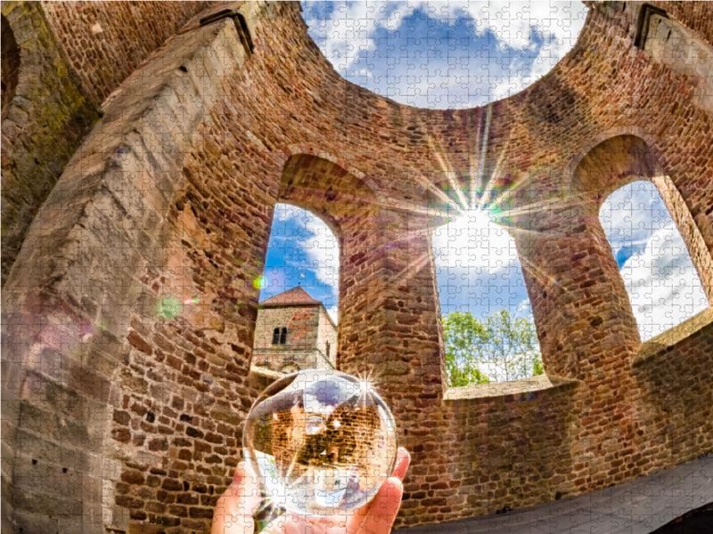 Apsis der Stiftsruine 2000 Teile Puzzle quer - CALVENDO Foto-Puzzle'